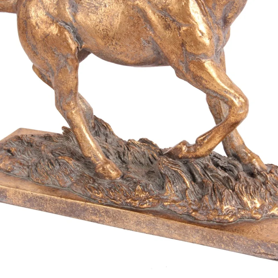 Elegant Paardenbeeld Goud