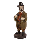 Beeld Staande Das Gekleed