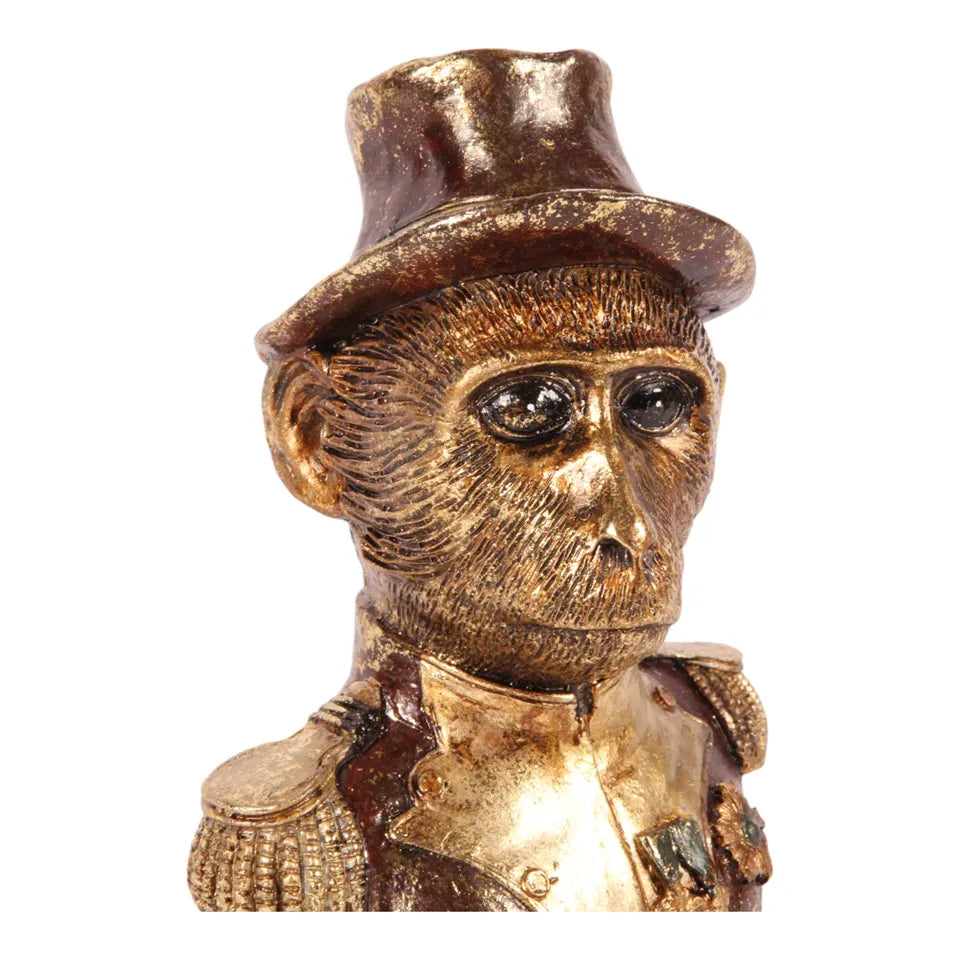 Figuur Aap Buste met Hoed