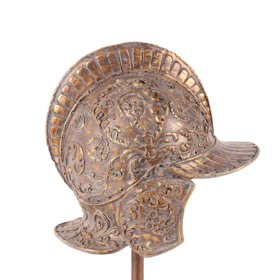 Decoratieve Ridderhelm op Standaard