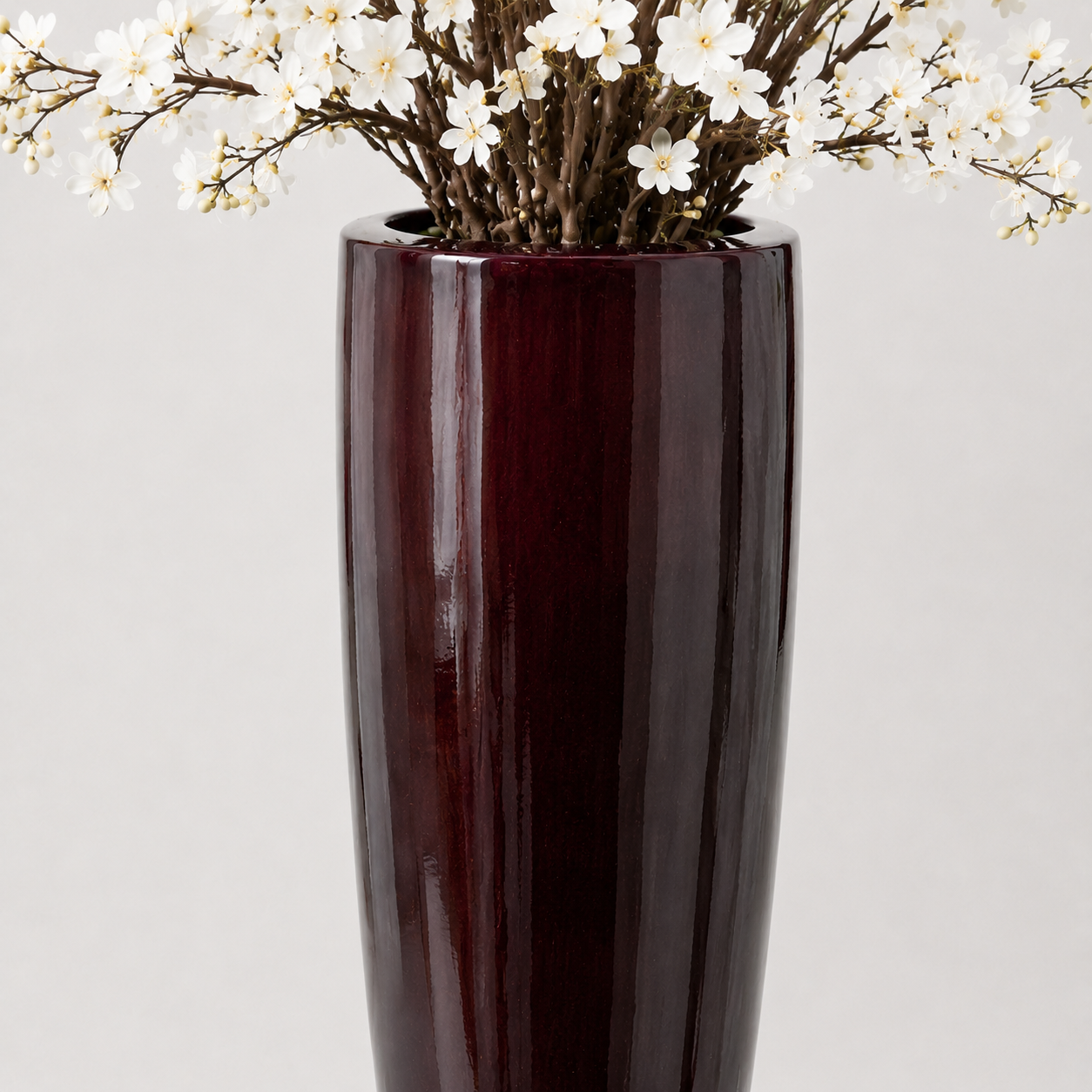 Bloemvaas Burgundy White Blossom