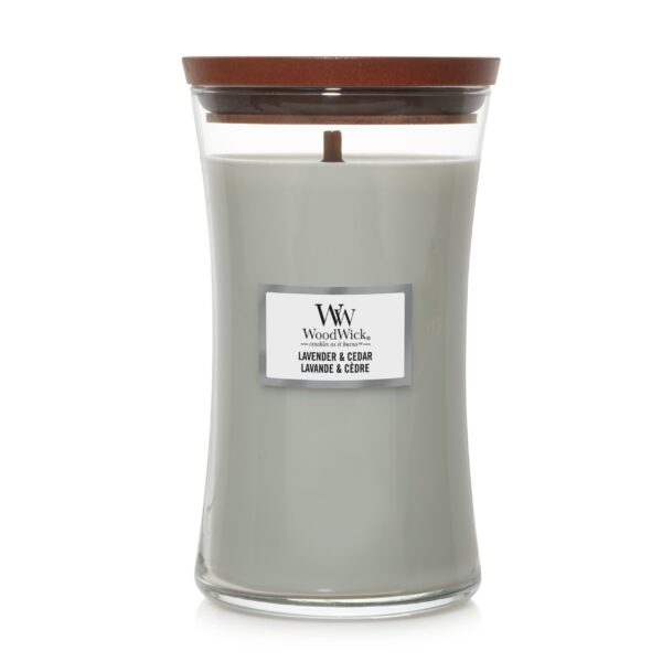 WoodWick Lavender & Cedar Geurkaars