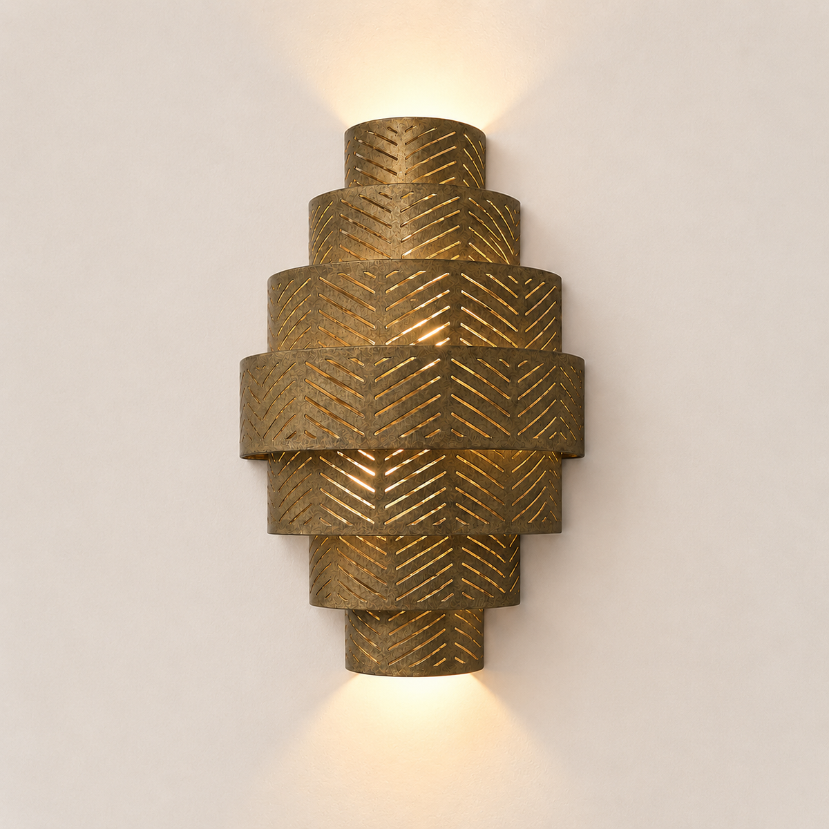 Wandlamp Vegas Brons
