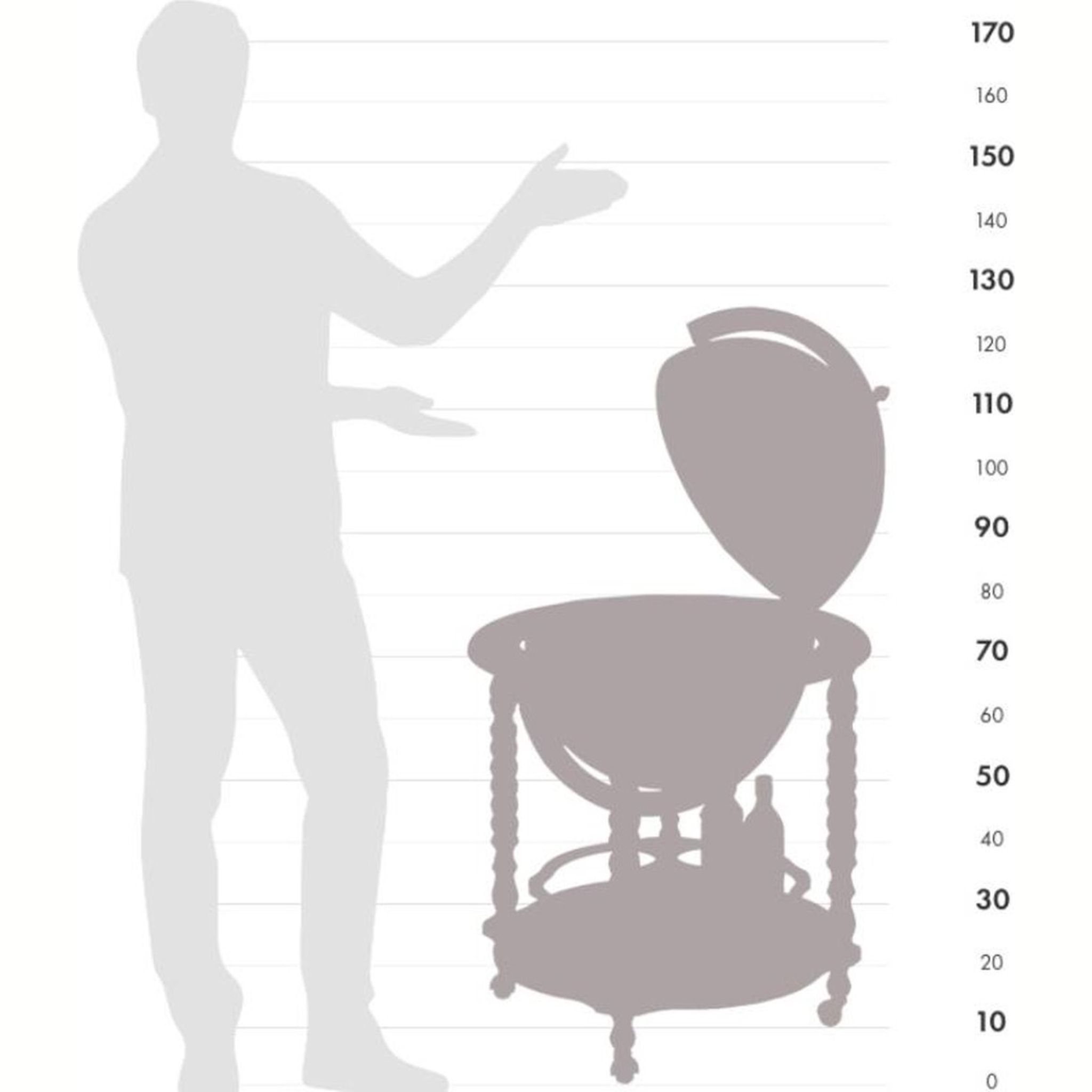 Barglobe Avonturia Kastanjebruin Groot