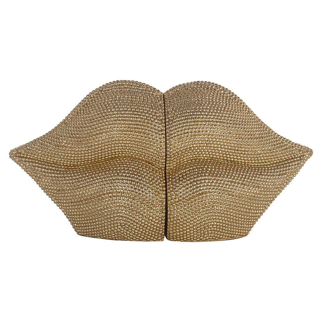 Lippen Boekenstandaard Goud