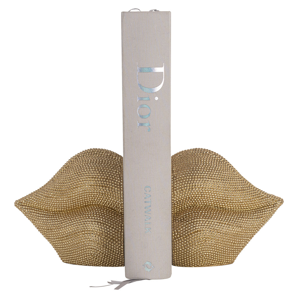 Lippen Boekenstandaard Goud