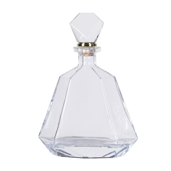 Hexagon Glazen Decanteerkaraf