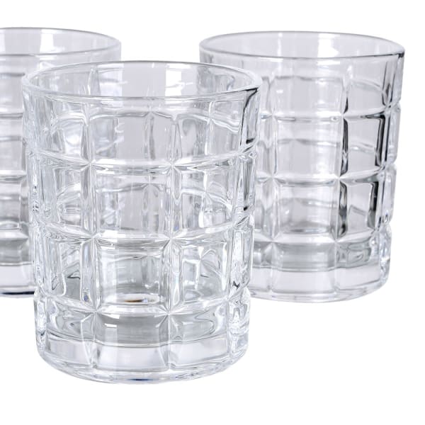 Geruite Drinkglazen (prijs per glas)