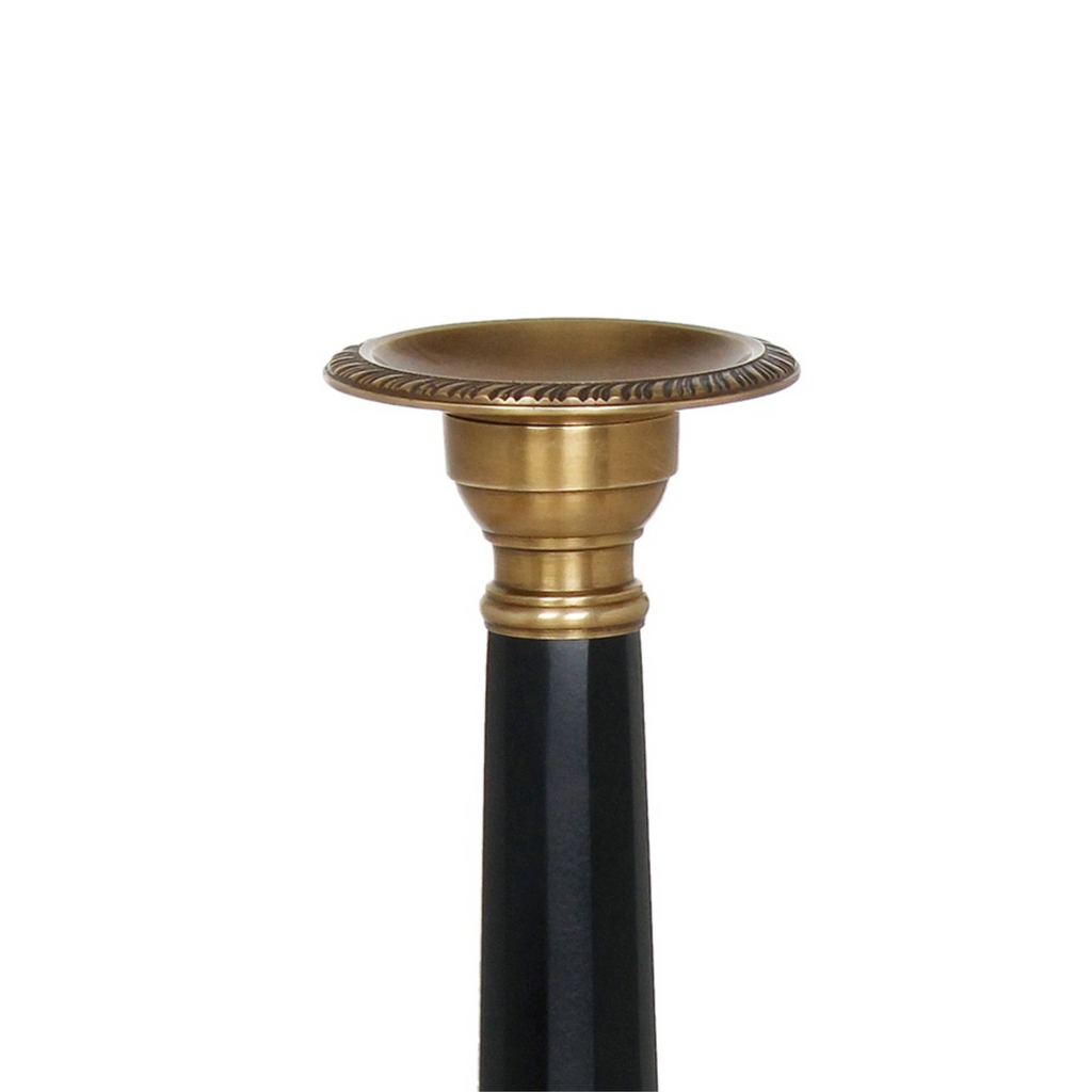 Candlestick Black/Gold Large
