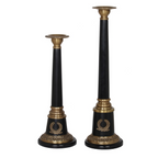 Candlestick Black/Gold Large