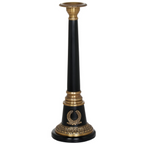 Candlestick Black/Gold Large