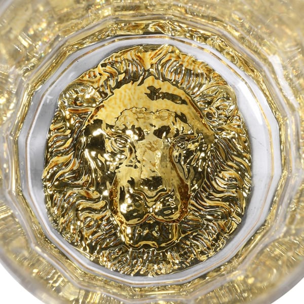 4x Gold Lion Head Glass (price per glass)