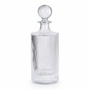 Ribbed Glass Decanter