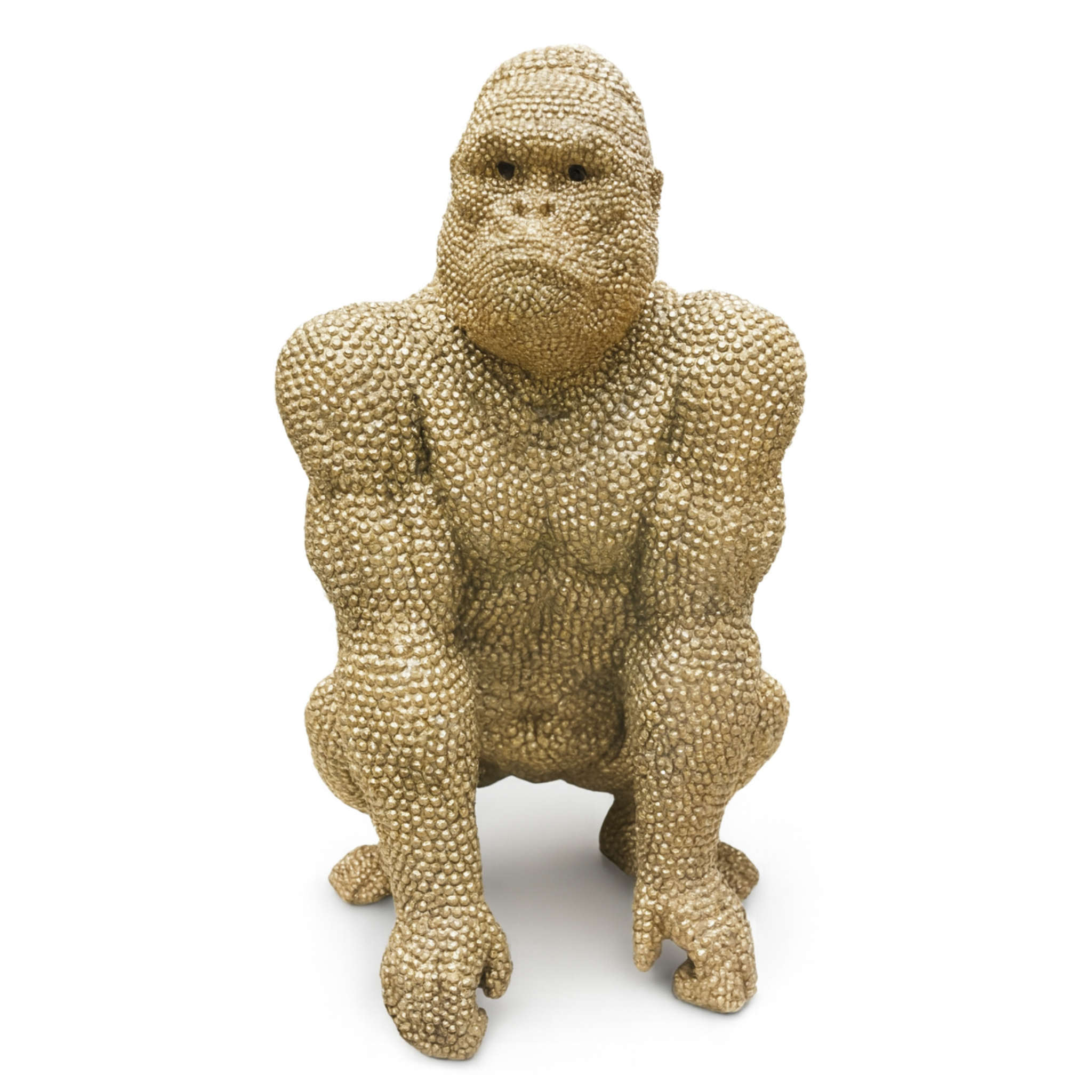 Beeld Gorilla Antiek Goud Large