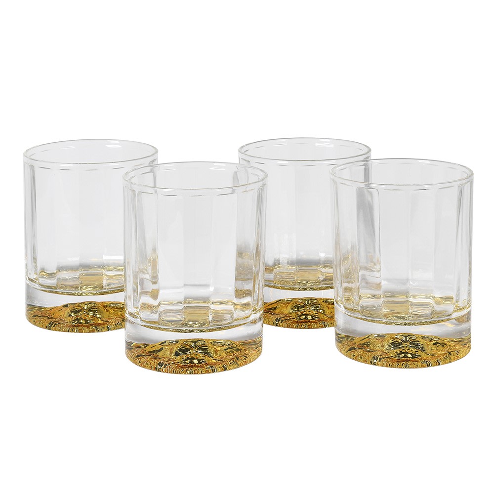 4x Gold Lion Head Glass (price per glass)