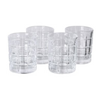 Geruite Drinkglazen (prijs per glas)