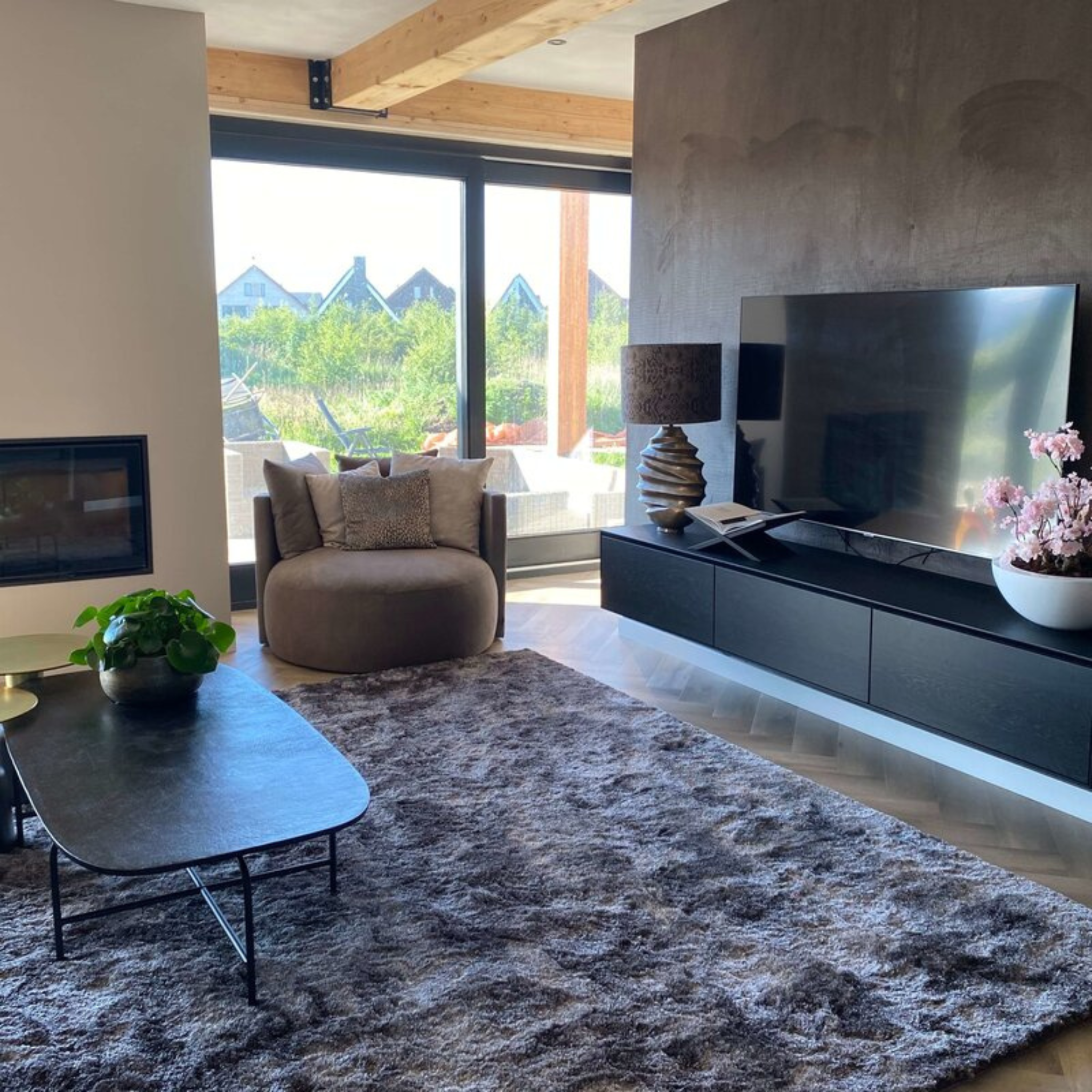 Vloerkleed Serenza – Obsidian Grey 14