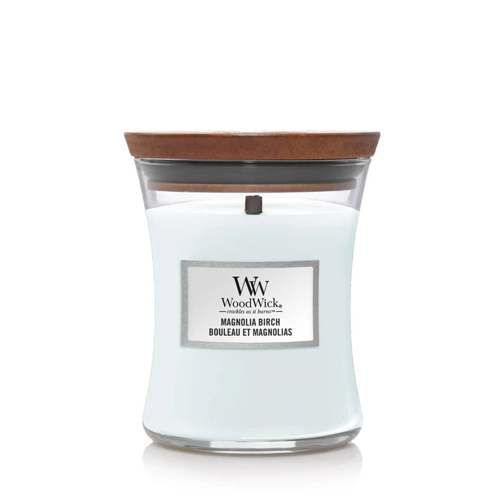 WoodWick Magnolia Birch Geurkaars