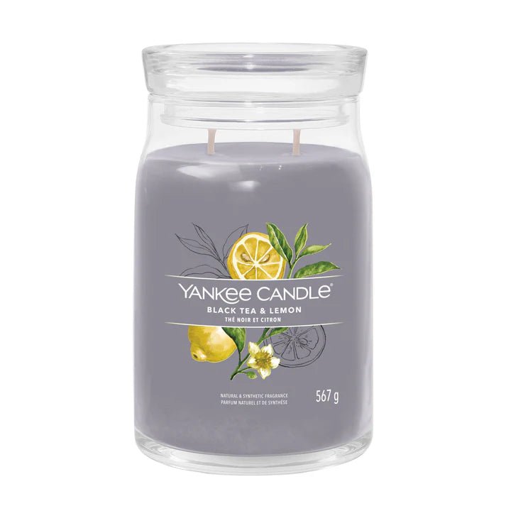 Yankee Candle Black Tea & Lemon Geurkaars